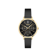  Shop Authentic Hugo Boss Symphony Black Dial Black Mesh Bracelet Watch for Women - 1502601 - Luxxuri
