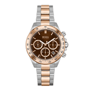  Shop Authentic Hugo Boss Novia Brown Dial Two Tone Steel Strap Watch for Women - 1502617 - Luxxuri