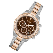  Shop Authentic Hugo Boss Novia Brown Dial Two Tone Steel Strap Watch for Women - 1502617 - Luxxuri
