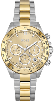  Shop Authentic Hugo Boss Novia Gold Dial Two Tone Steel Strap Watch for Women - 1502618 - Luxxuri