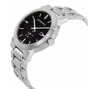  Shop Authentic Burberry The City Black Dial Silver Steel Strap Watch for Men - BU9901 - Luxxuri