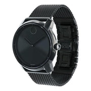  Shop Authentic Movado Bold Black Dial Black Mesh Bracelet Watch For Men - 3600261 - Luxxuri