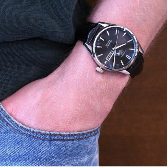  Shop Authentic Tag Heuer Carrera Black Dial Watch for Men - WAR201A.FC6266 - Luxxuri