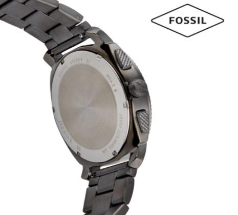  Shop Authentic Fossil Machine Chronograph Grey Dial Grey Steel Strap Watch for Men - FS5172 - Luxxuri