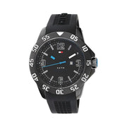  Shop Authentic Tommy Hilfiger Sport Multifunction Black Dial Black Rubber Strap Watch for Men - 1790983 - Luxxuri