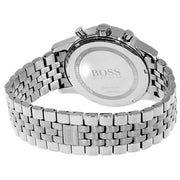  Shop Authentic Hugo Boss Aeroliner Chronograph White Dial Silver Steel Strap Watch For Men - 1512445 - Luxxuri