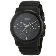  Shop Authentic Hugo Boss Modern Black Dial Black Rubber Strap Watch for Men - 1512639 - Luxxuri