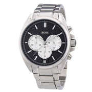  Shop Authentic Hugo Boss Driver Black Dial Silver Steel Strap Watch for Men - 1512883 - Luxxuri