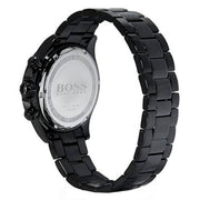  Shop Authentic Hugo Boss Ikon Chronograph Black Dial Black Steel Strap Watch for Men - 1512961 - Luxxuri