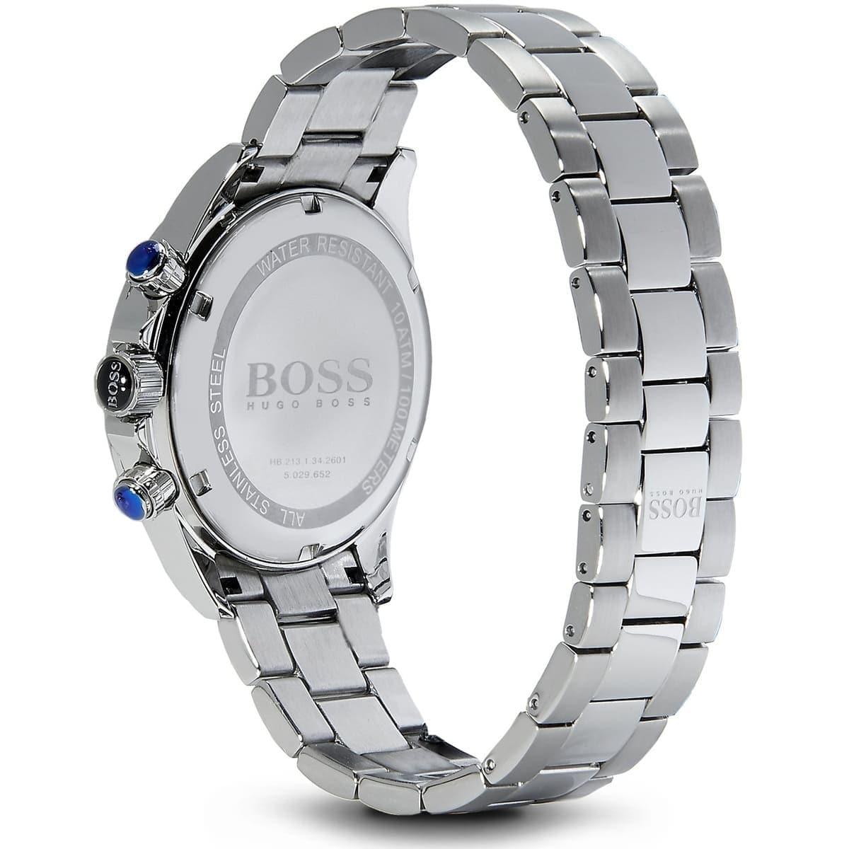  Shop Authentic Hugo Boss Ikon Blue Dial Silver Steel Strap Watch for Men - 1512963 - Luxxuri