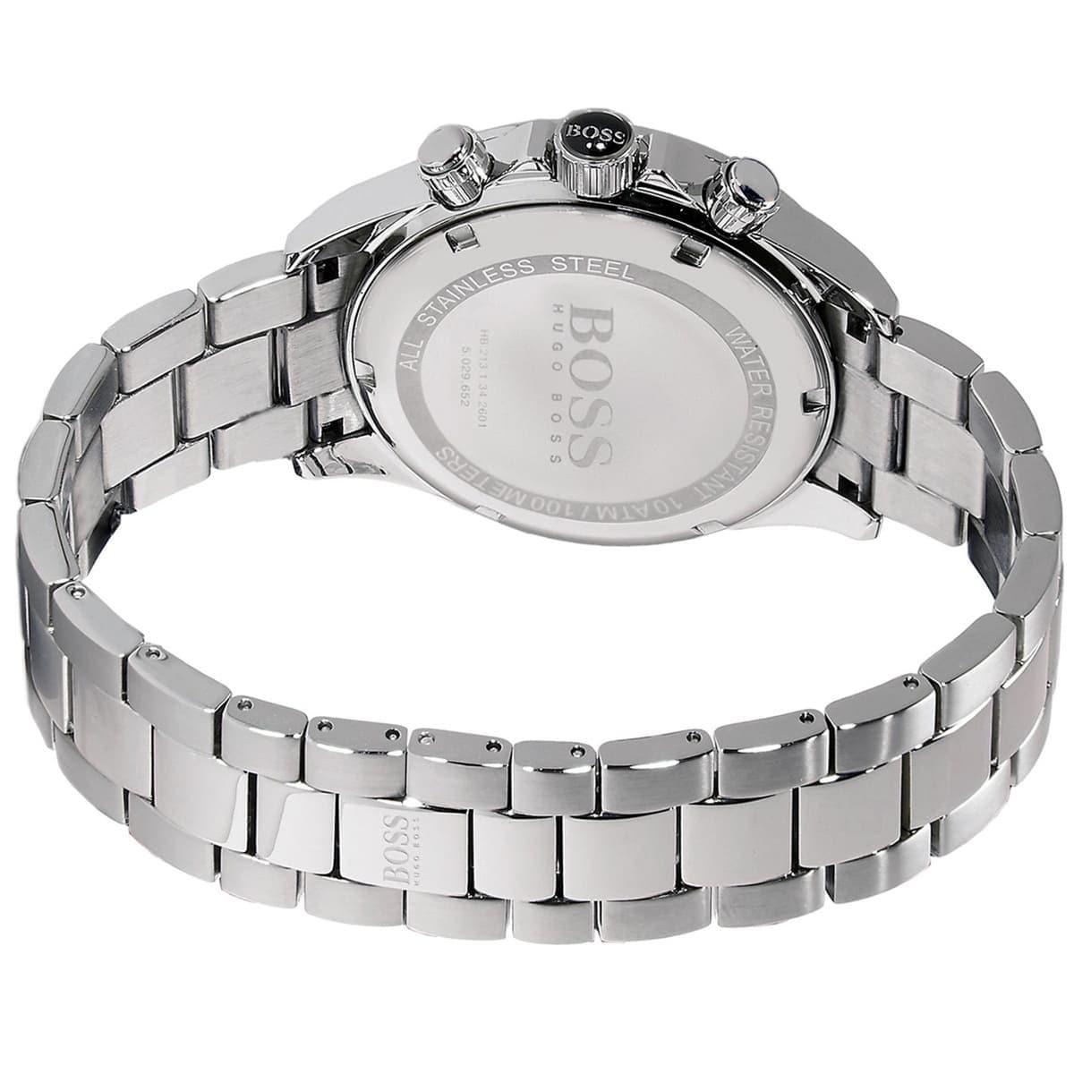  Shop Authentic Hugo Boss Ikon Blue Dial Silver Steel Strap Watch for Men - 1512963 - Luxxuri