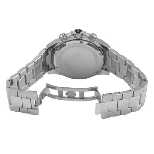  Shop Authentic Hugo Boss Ikon Black Dial Silver Steel Strap Watch for Men - 1512965 - Luxxuri