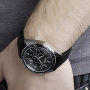  Shop Authentic Hugo Boss Contemporary Sport Driver Black Dial Black Leather Strap Watch for Men - 1513085 - Luxxuri