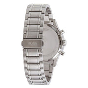  Shop Authentic Hugo Boss Aeroliner Blue Dial Silver Steel Strap Watch for Men - 1513183 - Luxxuri