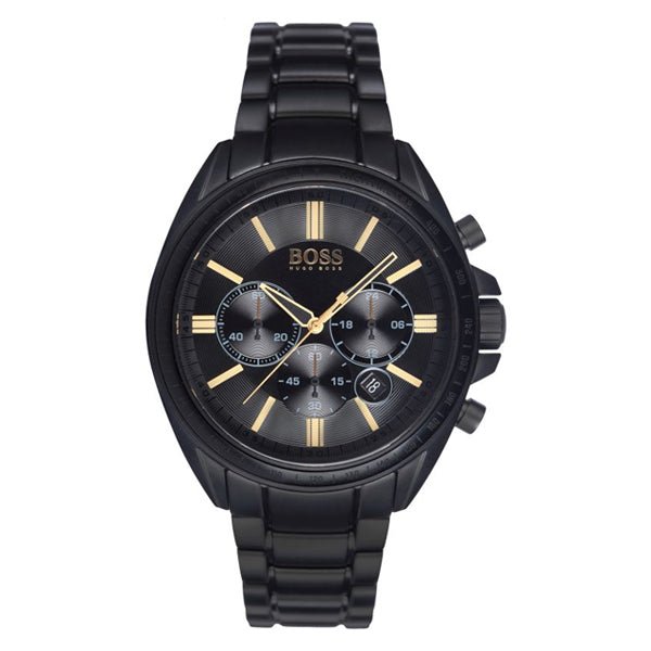  Shop Authentic Hugo Boss Driver Black Dial Black Steel Strap Watch for Men - 1513277 - Luxxuri