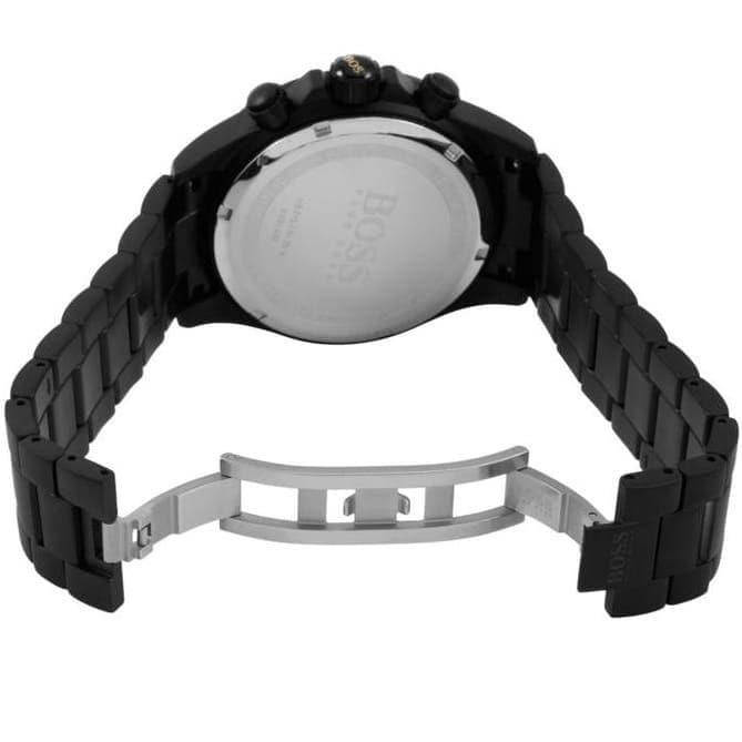  Shop Authentic Hugo Boss Ikon Black Dial Black Steel Strap Watch for Men - 1513278 - Luxxuri