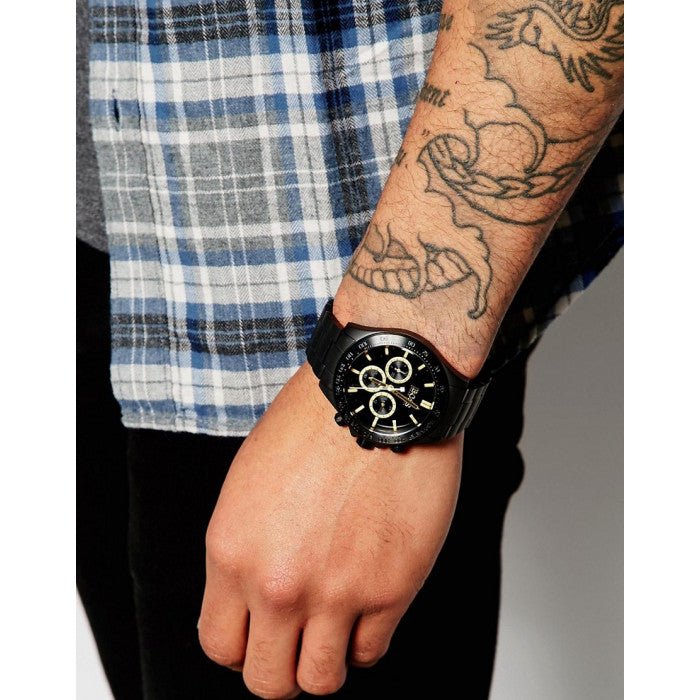  Shop Authentic Hugo Boss Ikon Black Dial Black Steel Strap Watch for Men - 1513278 - Luxxuri