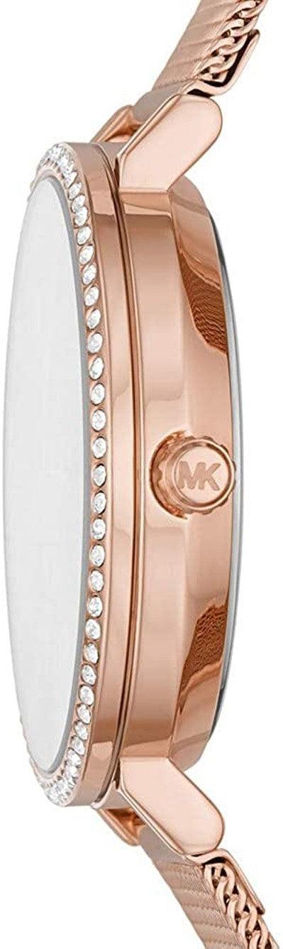  Shop Authentic Michael Kors Mini Jayne Crystals Rose Gold Dial Rose Gold Mesh Strap Watch for Women - MK7122 - Luxxuri