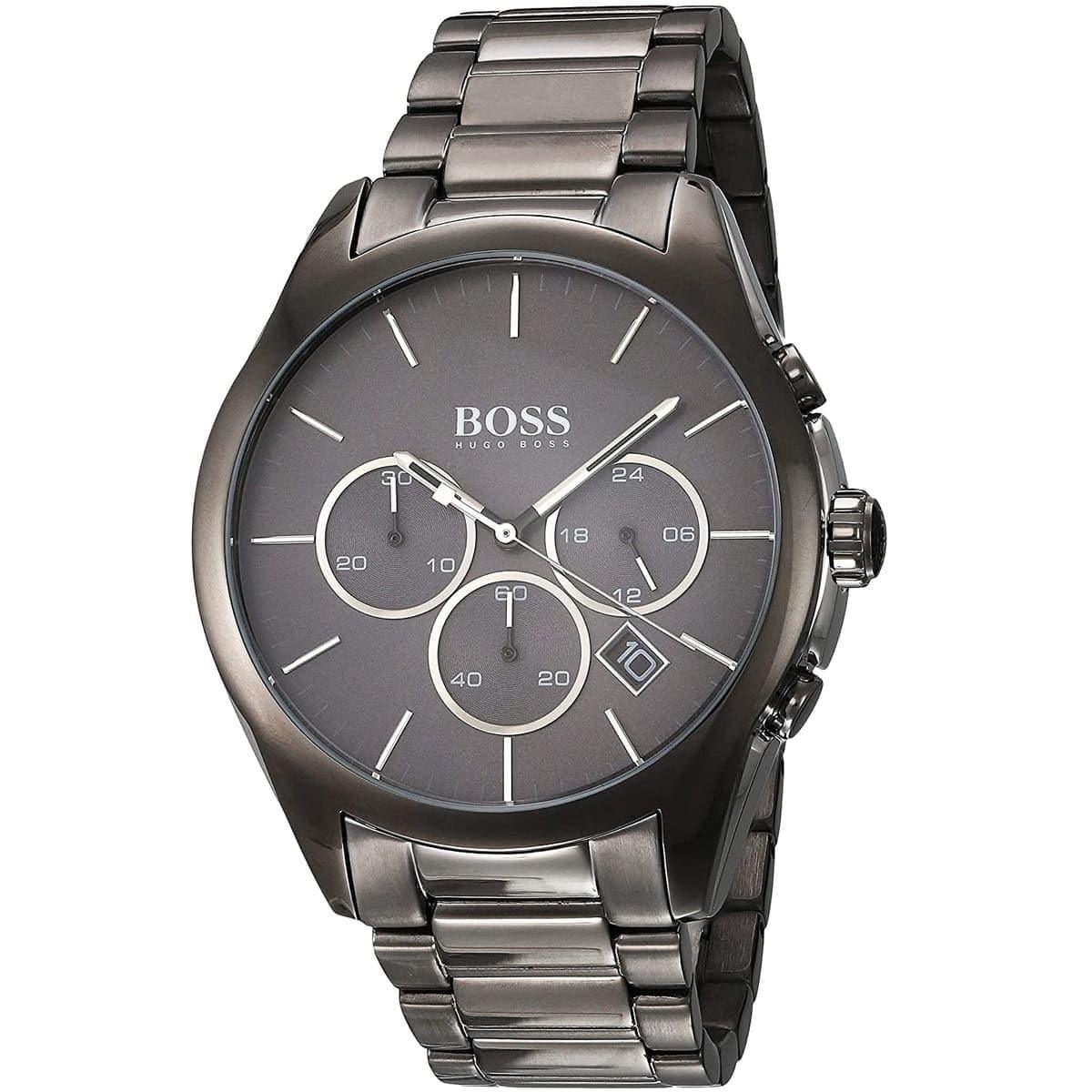  Shop Authentic Hugo Boss Classic Grey Dial Grey Steel Strap Watch for Men - 1513364 - Luxxuri