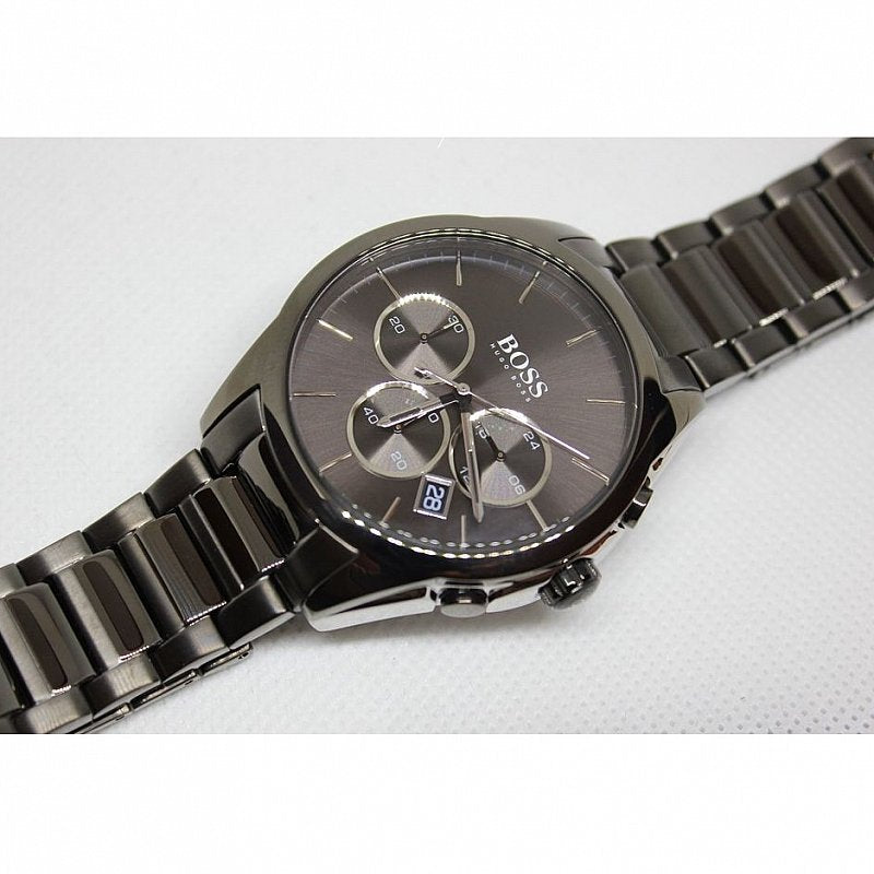  Shop Authentic Hugo Boss Classic Grey Dial Grey Steel Strap Watch for Men - 1513364 - Luxxuri