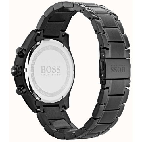  Shop Authentic Hugo Boss Onyx Black Dial Black Steel Strap Watch for Men - 1513365 - Luxxuri