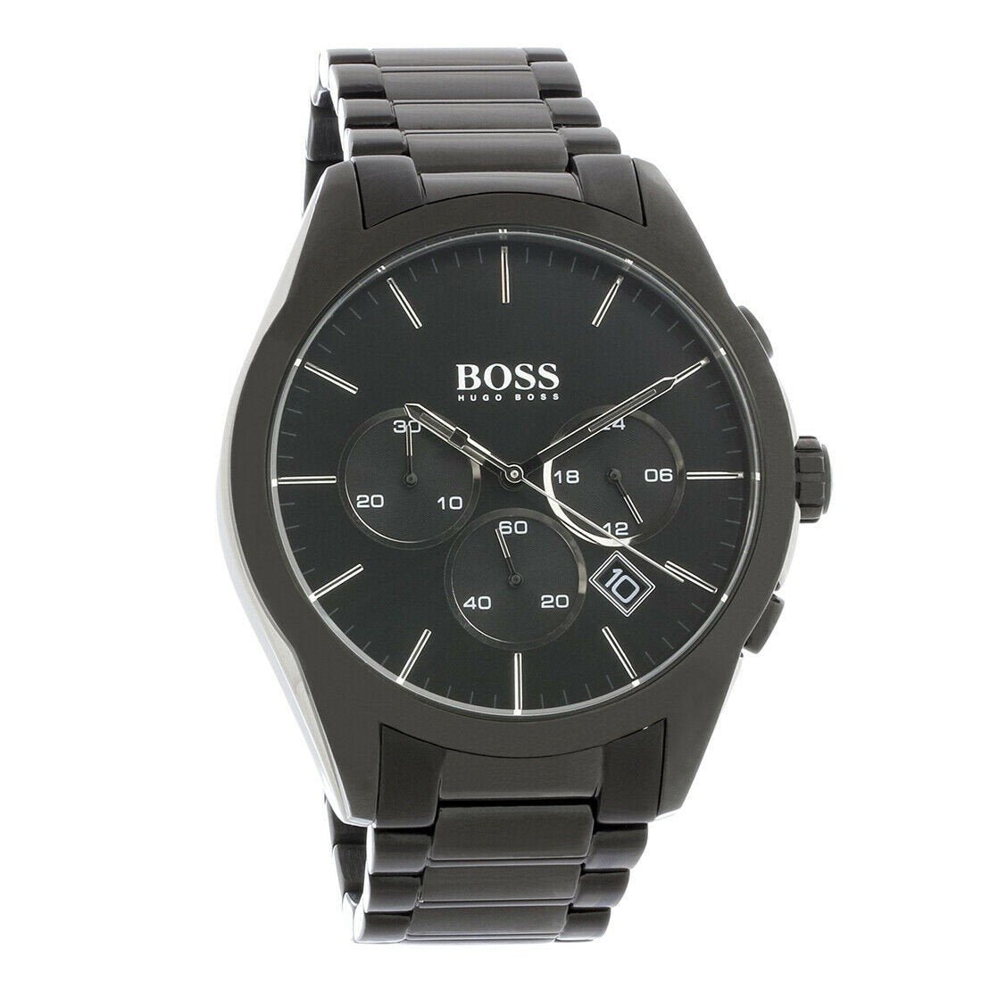  Shop Authentic Hugo Boss Onyx Black Dial Black Steel Strap Watch for Men - 1513365 - Luxxuri
