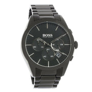  Shop Authentic Hugo Boss Onyx Black Dial Black Steel Strap Watch for Men - 1513365 - Luxxuri