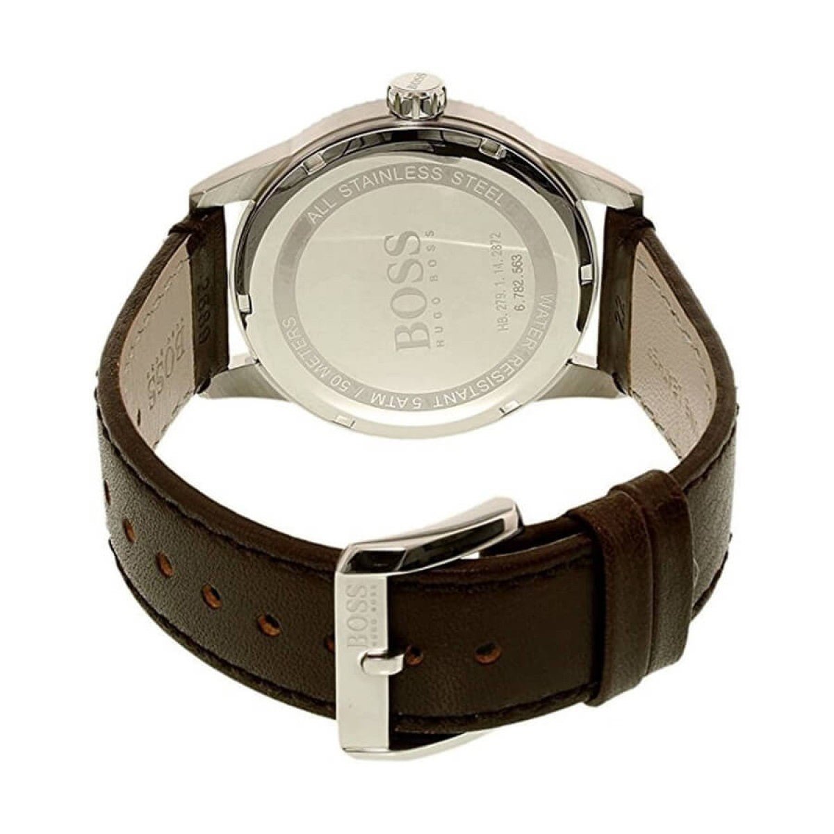  Shop Authentic Hugo Boss Classic Jackson Blue Dial Brown Leather Strap Watch for Men - 1513458 - Luxxuri