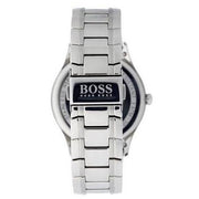  Shop Authentic Hugo Boss Governer Black Dial Silver Steel Strap Watch for Men - 1513488 - Luxxuri