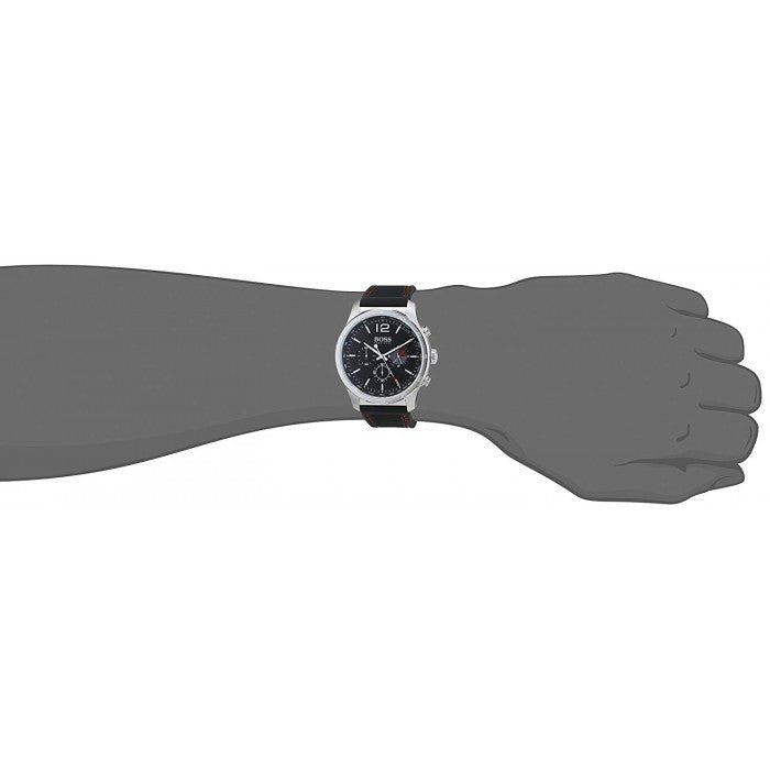  Shop Authentic Hugo Boss Professional Black Dial Black Silicone Strap Watch for Men - 1513525 - Luxxuri