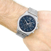  Shop Authentic Hugo Boss Professional Chronograph Blue Dial Silver Steel Strap Watch for Men - 1513527 - Luxxuri