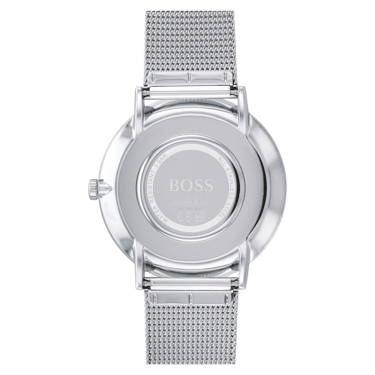  Shop Authentic Hugo Boss Horizon Quartz Blue Dial Silver Mesh Bracelet Watch For Men - 1513541 - Luxxuri