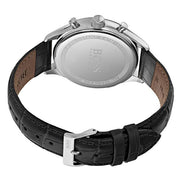  Shop Authentic Hugo Boss Companion Black Dial Black Leather Strap Watch for Men - 1513543 - Luxxuri