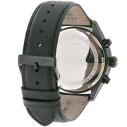  Shop Authentic Hugo Boss Grand Prix Chronograph Black Dial Black Leather Strap Watch for Men - 1513550 - Luxxuri