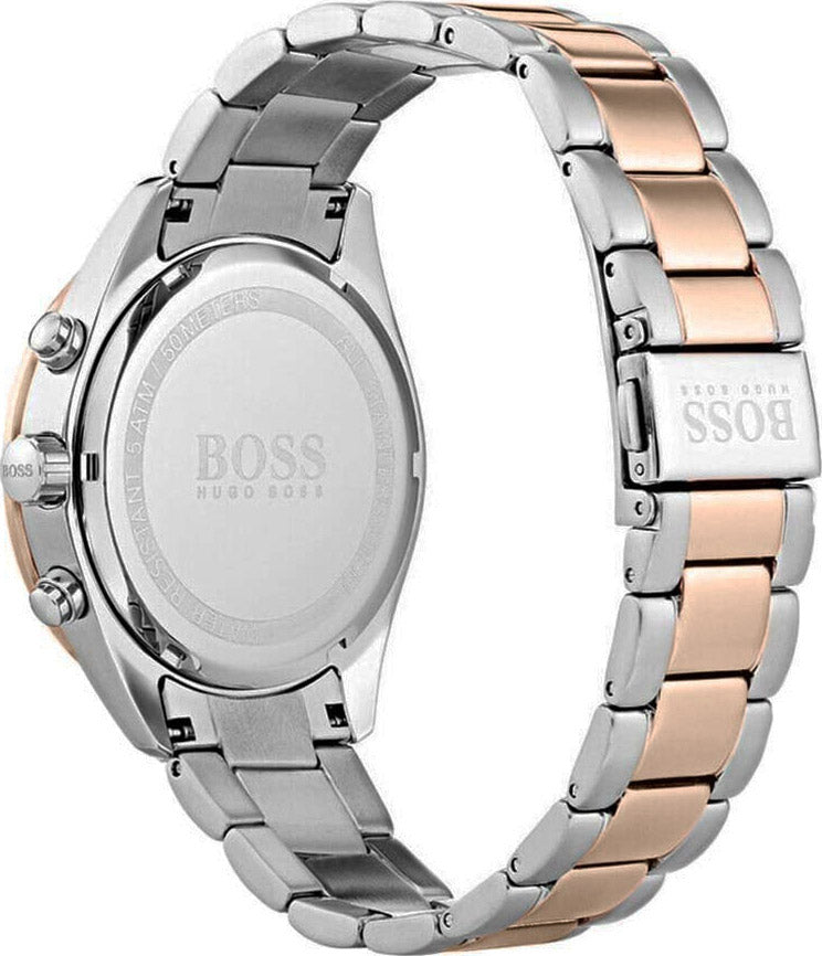  Shop Authentic Hugo Boss Talent Black Dial Two Tone Steel Strap Watch for Men - 1513584 - Luxxuri