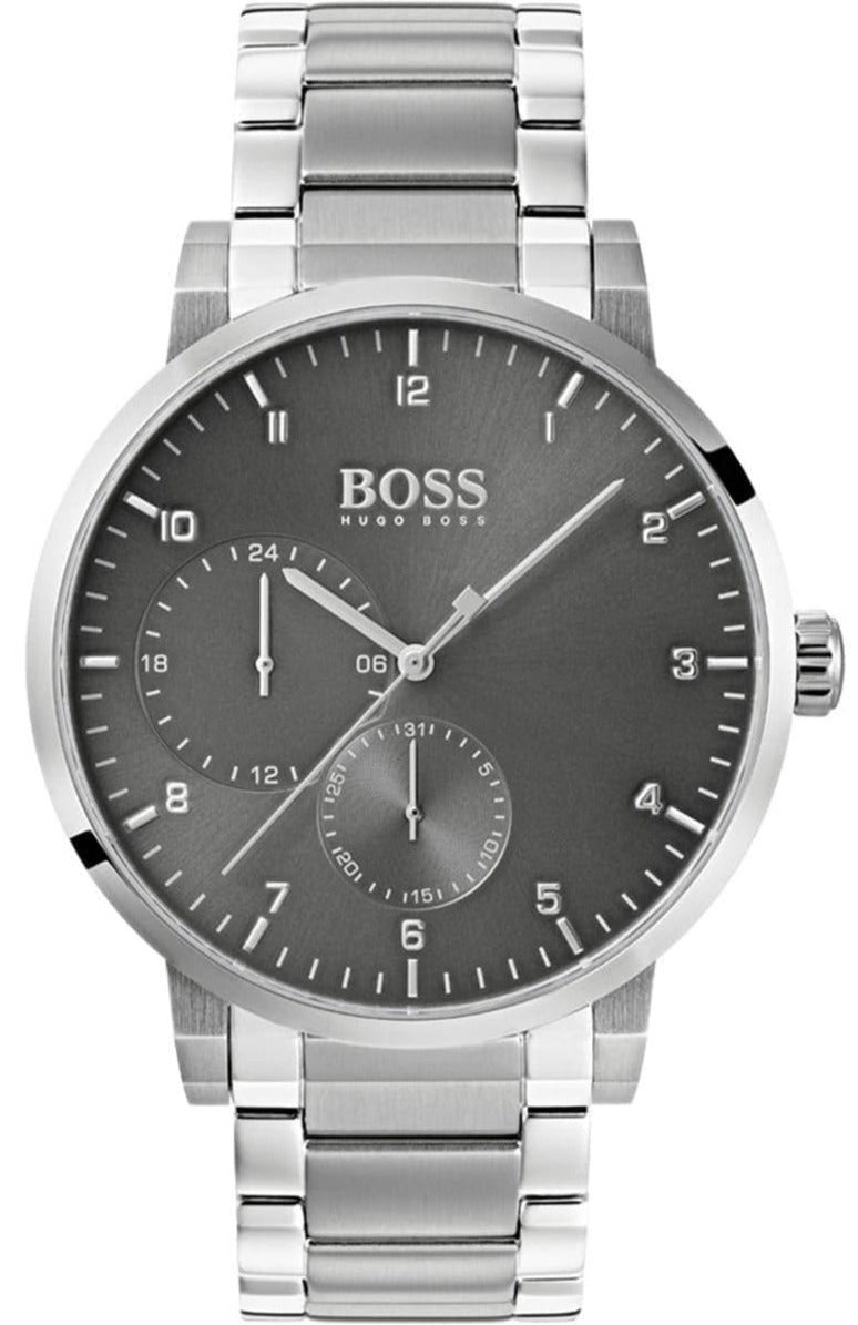  Shop Authentic Hugo Boss Oxygen Grey Dial Silver Steel Strap Watch for Men - 1513596 - Luxxuri