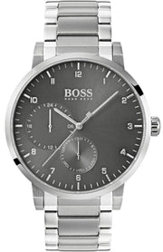  Shop Authentic Hugo Boss Oxygen Grey Dial Silver Steel Strap Watch for Men - 1513596 - Luxxuri