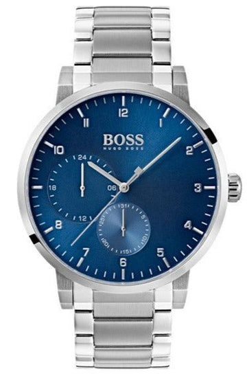 Shop Authentic Hugo Boss Oxygen Chronograph Blue Dial Silver Steel Strap Watch for Men - 1513597 - Luxxuri