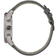  Shop Authentic Hugo Boss Grand Prix White Dial Grey Leather Strap Watch for Men - 1513633 - Luxxuri