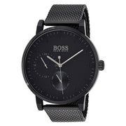  Shop Authentic Hugo Boss Oxygen Black Dial Black Mesh Bracelet Watch for Men - 1513636 - Luxxuri