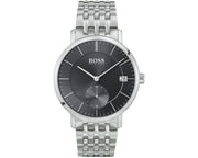  Shop Authentic Hugo Boss Corporal Black Dial Silver Mesh Bracelet Watch for Men - 1513641 - Luxxuri