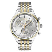  Shop Authentic Hugo Boss Companion Silver Dial Two Tone Mesh Bracelet Watch for Men - 1513654 - Luxxuri