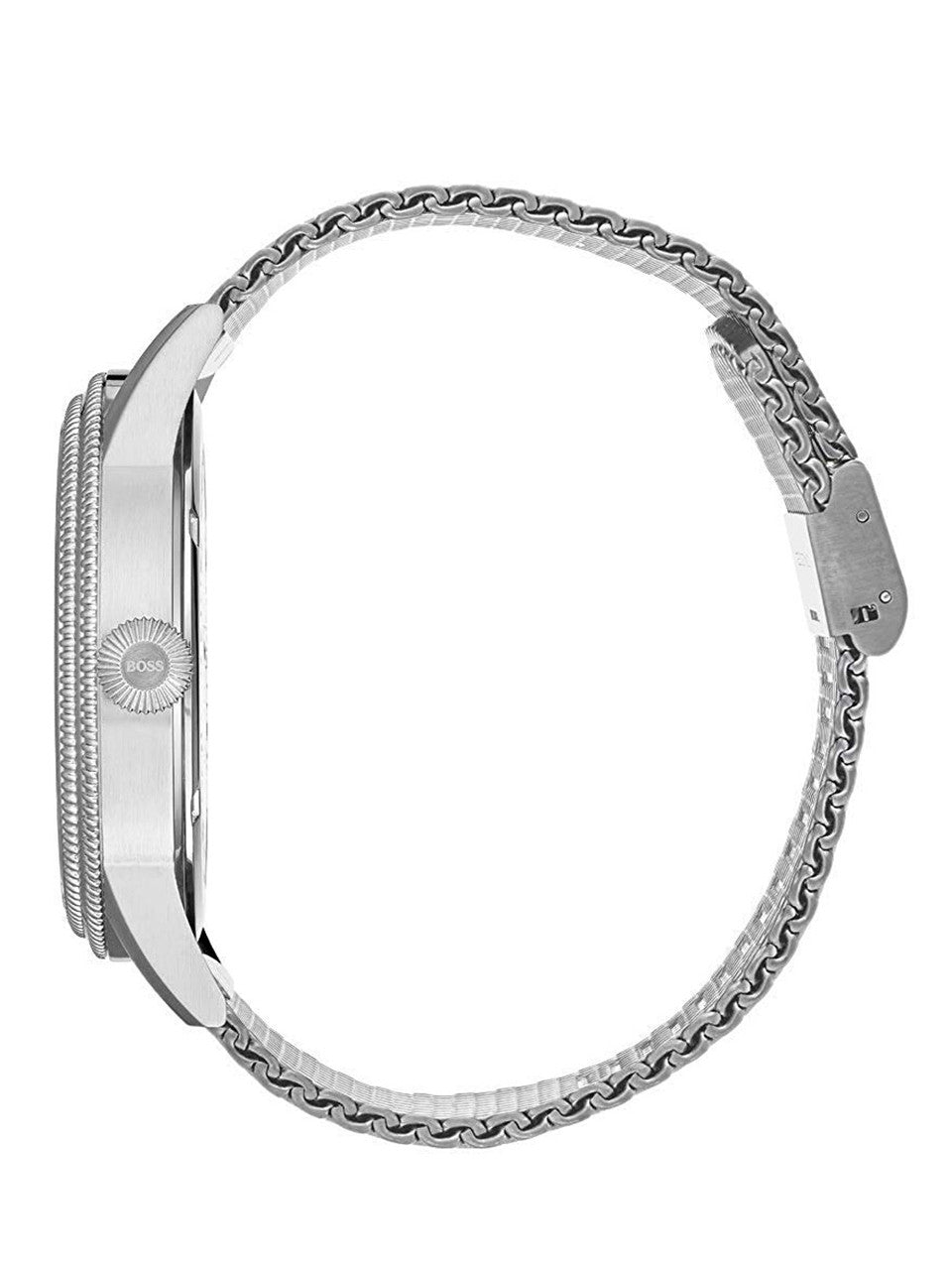  Shop Authentic Hugo Boss Legacy Grey Dial Silver Mesh Bracelet Watch for Men - 1513673 - Luxxuri