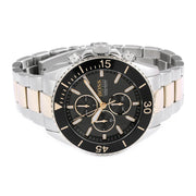  Shop Authentic Hugo Boss Ocean Edition Black Dial Two Tone Steel Strap Watch for Men - 1513705 - Luxxuri