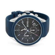  Shop Authentic Hugo Boss Velocity Black Dial Blue Rubber Strap Watch for Men - 1513717 - Luxxuri