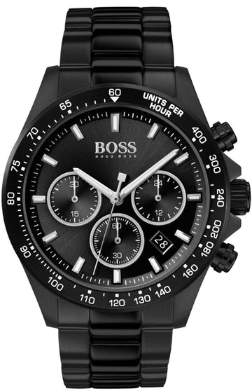  Shop Authentic Hugo Boss Hero Black Dial Black Steel Strap Watch for Men - 1513754 - Luxxuri