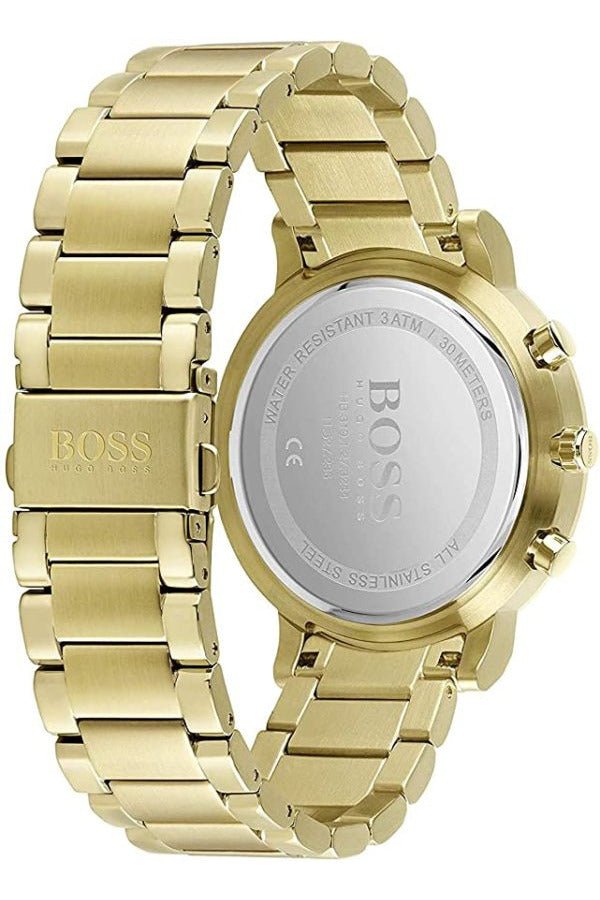  Shop Authentic Hugo Boss Integrity Chronograph Grey Dial Gold Steel Strap Watch for Men - 1513781 - Luxxuri