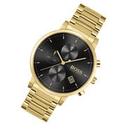  Shop Authentic Hugo Boss Integrity Chronograph Grey Dial Gold Steel Strap Watch for Men - 1513781 - Luxxuri