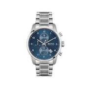  Shop Authentic Hugo Boss Skymaster Blue Dial Silver Steel Strap Watch for Men - 1513784 - Luxxuri