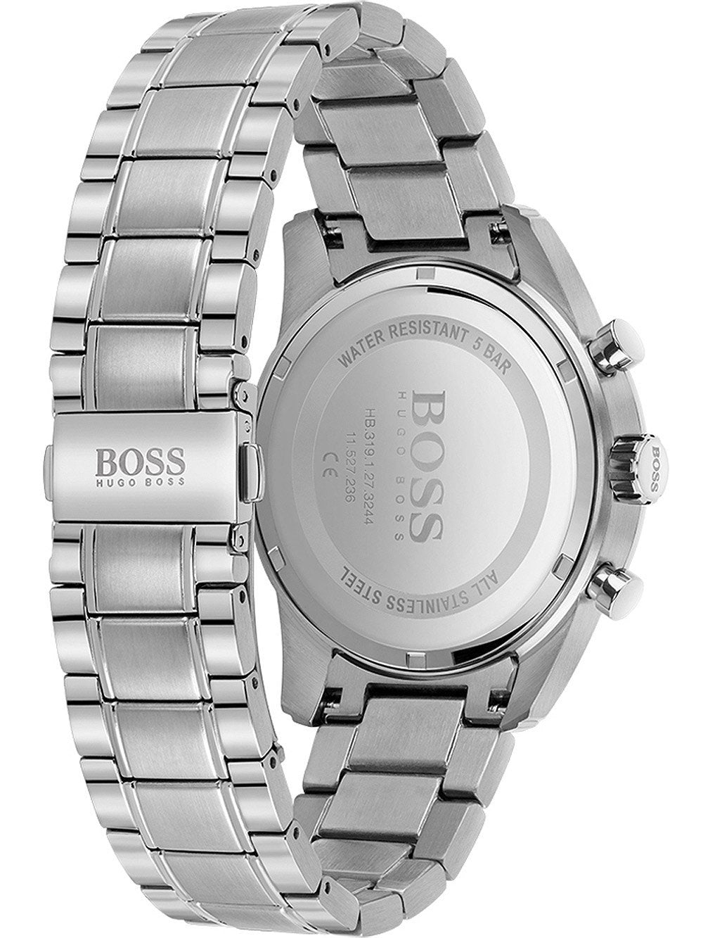  Shop Authentic Hugo Boss Skymaster Blue Dial Silver Steel Strap Watch for Men - 1513784 - Luxxuri